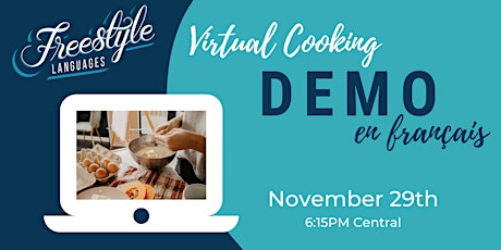 Virtual Cooking Demo (en français) & French Conversation Practice