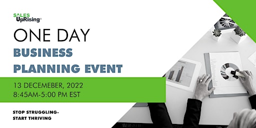 One Day Business Planning Event