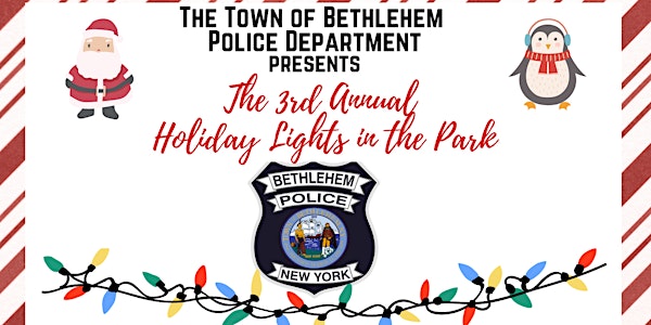 Bethlehem Police 2022 Holiday Lights in the Park