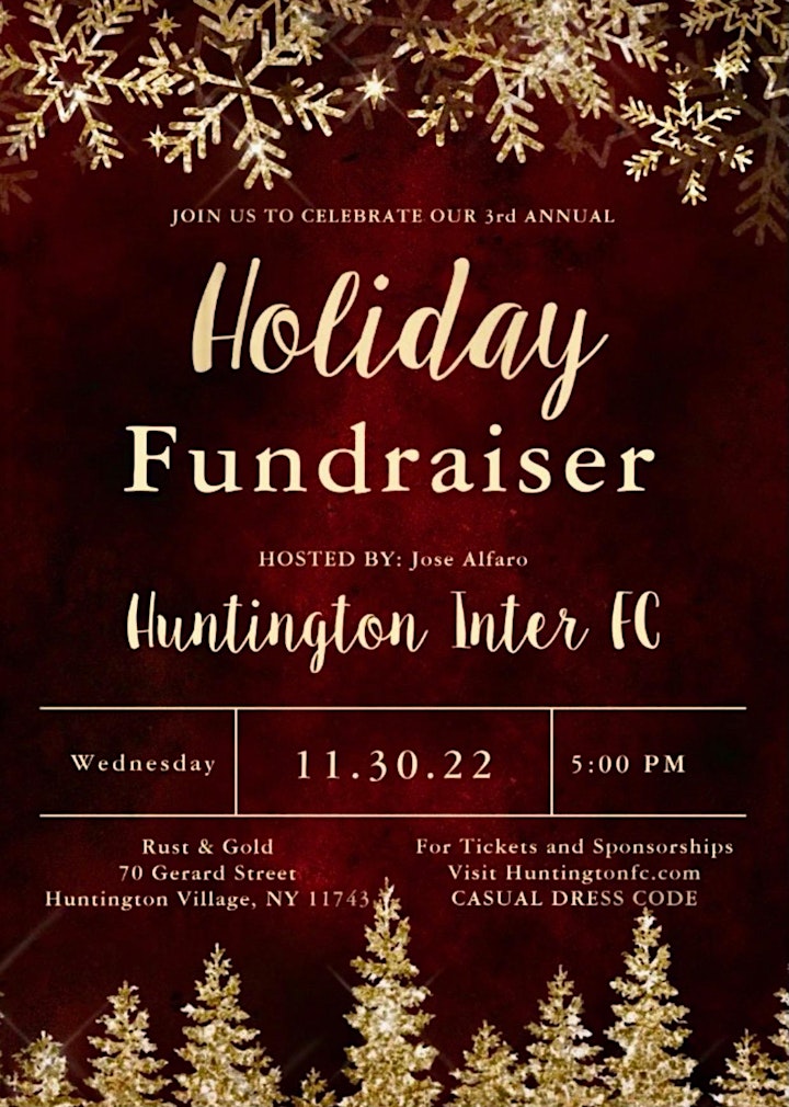 Huntington Inter FC Holiday Fundraiser image