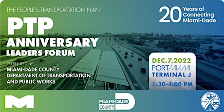 The People’s Transportation Plan 20th Anniversary | LEADERS FORUM