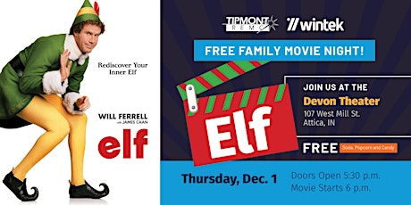 Tipmont Wintek Presents Elf at The Devon Theater