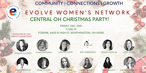 Evolve Women's Network: Central OH Christmas Party!