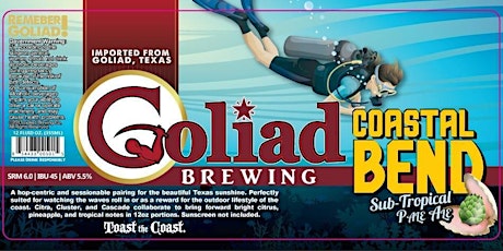 Craft Beers on Tap & Live Music at Goliad Brewing!  primary image