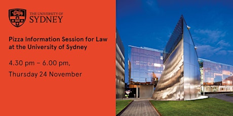 MRU Pizza Information Session for Law at the University of Sydney primary image