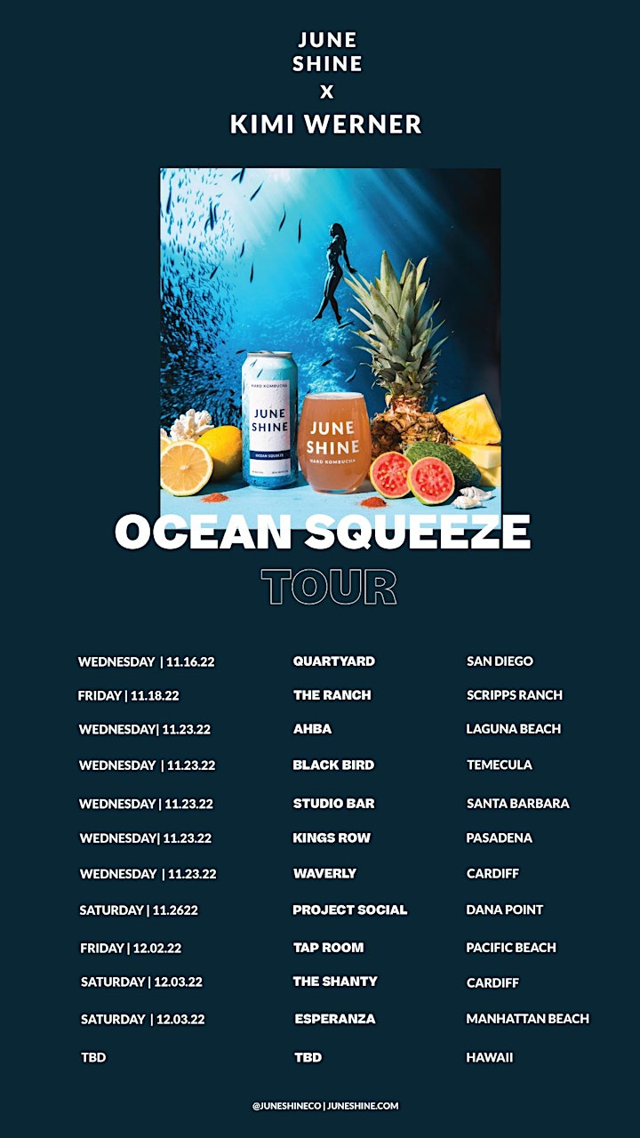 SANTA MONICA - Official Kimi Werner's OCEAN SQUEEZE flavor RELEASE PARTY image