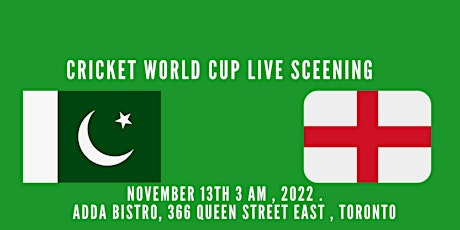 T20 Pakistan Vs England Screening on biggest screen