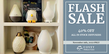 FLASH SALE!! 40% OFF ALL IN STOCK DIFFUSERS