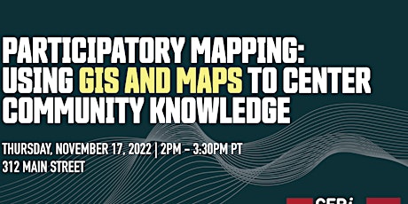 Participatory mapping: using GIS and maps to center community knowledge primary image