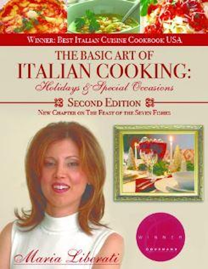 Valentines Wine & Italian Food Pairing w/Celebrity Chef Maria Liberati image