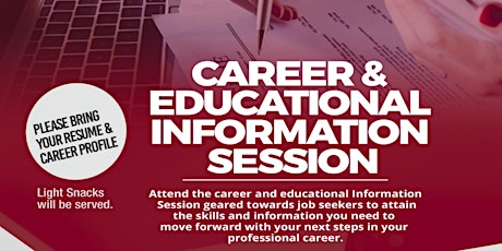 Career & Educational Information Session
