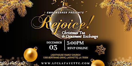 Rejoice! Christmas Tea & Ornament Exchange