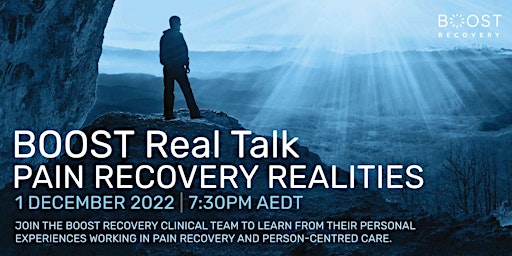 BOOST Real Talk: Pain Recovery Realities