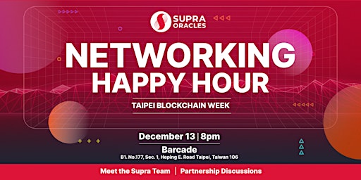 Networking Happy Hour @ Taipei Blockchain Week