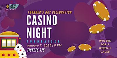 Founder's Day Casino Night Fundraiser