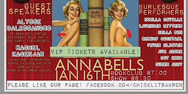 ChickLits Burlesque: A Night of Body Positivity & Literature