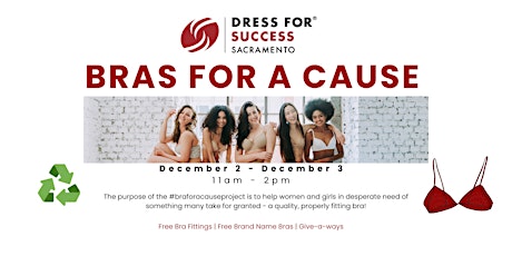 Bras for a Cause by Dress for Success Sacramento