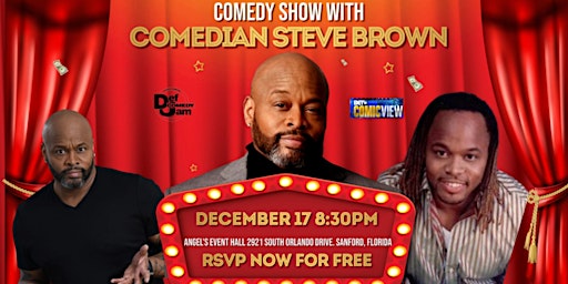 Comedy Show with Comedian Steve Brown (Info Sign U