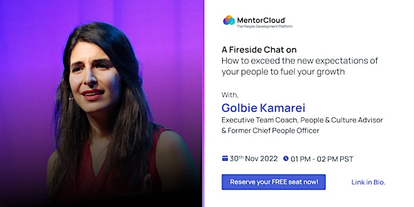 Fireside Chat with Golbie Kamarei