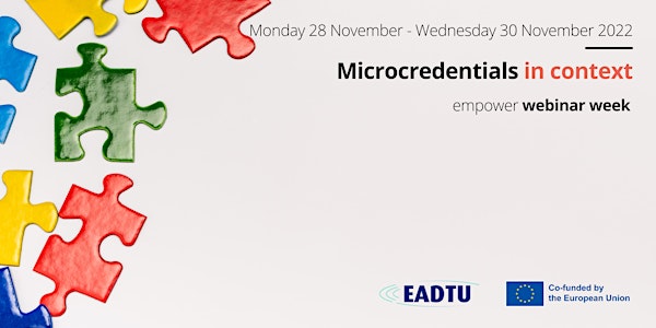 Microcredentials in Context | Webinar Week