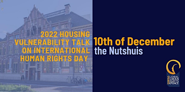Housing Vulnerability Talk on International Human Rights Day