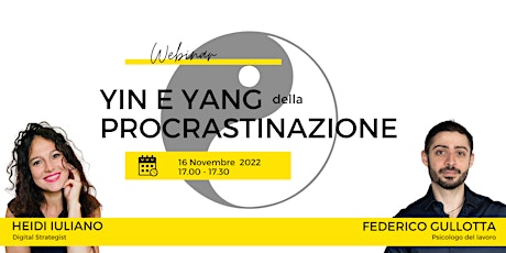Immagine principale di Yin e Yang della procrastinazione 