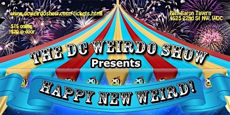 DC Weirdo Show Presents: HAPPY NEW WEIRD! primary image