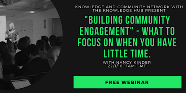 Building Community Engagement - Free Webinar