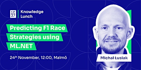 13|37 Knowledge Lunch: Predicting F1 Race Strategies using ML.NET primary image