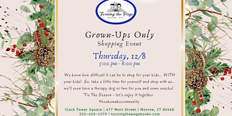 A Grown-Ups Only Shopping Event!