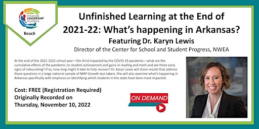 Imagem principal de Unfinished Learning at the End of 2021-22 - On Demand