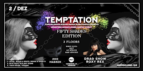 Temptation Fifty Shades Edition, 2.12.22, Puls, Münster