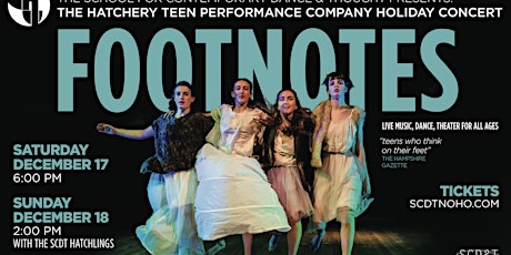 SCDT's Hatchery Teen Dance Company Presents: FOOTNOTES