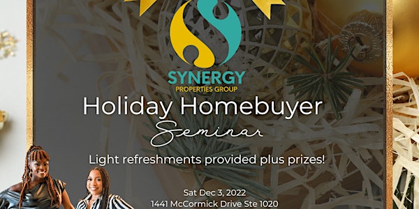 Holiday Homebuyer Seminar with Synergy Properties Group!