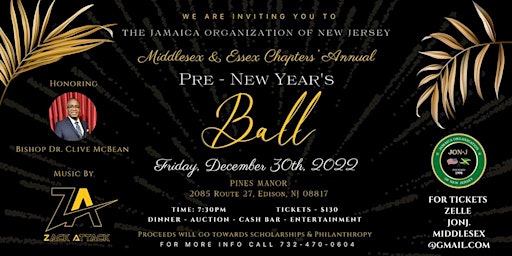JON-J Middlesex & Essex Chapters' Annual Pre-New Year's Ball