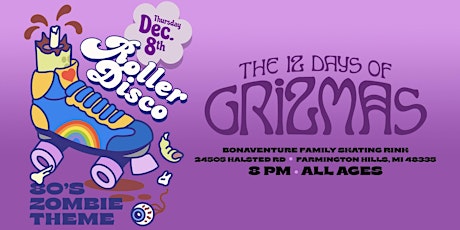 GRiZMAS Day 10: 80's Zombie Roller Disco primary image