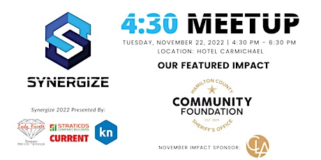 Synergize 4:30 Meetup | November 2022 | HCSO COMMUNITY FOUNDATION