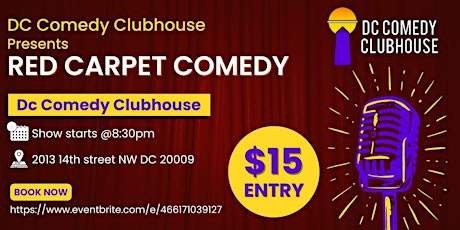 Comedy Showcase U Street  - The  Comedy Clubhouse DC / U Street