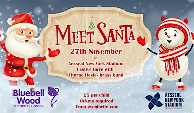 Meet Santa with bluebell wood hospice primary image