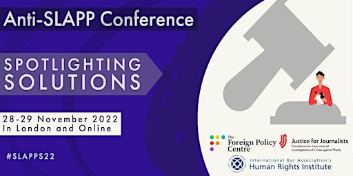 UK Anti-SLAPP Conference: Spotlighting Solutions