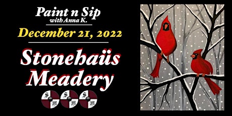 Cardinals Paint n Sip @ Stonehaüs Meadery