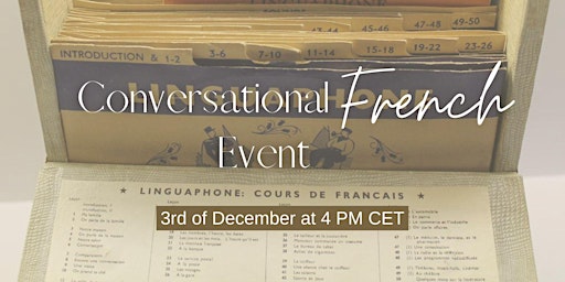 FREE Online French Conversational Get-Together Practice - Learn French