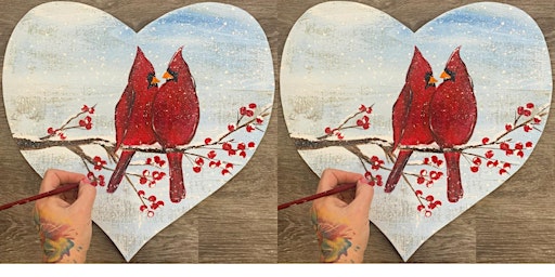 2 Cardinals! Glen Burnie, Sidelines with Artist Katie Detrich!