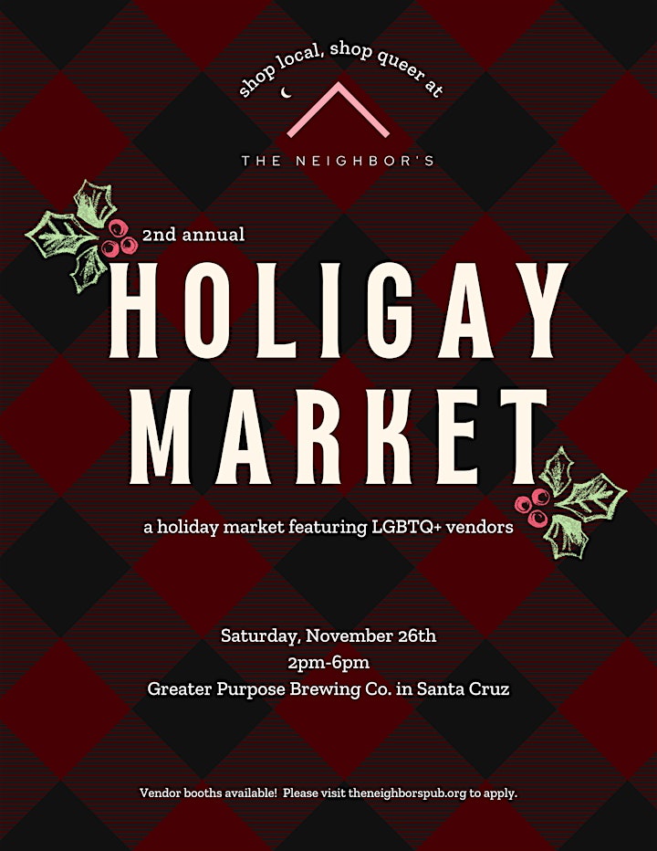 The Neighbor's 2nd Annual Holigay Market image