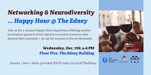 Networking & Neurodiversity: Happy Hour @ The Edney