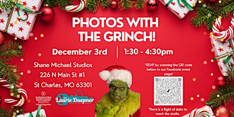 Photos with the Grinch on Main Street!