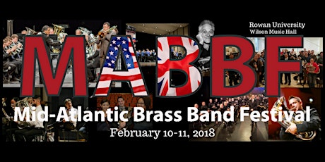 Mid-Atlantic Brass Band Festival Feb 10-11 at Rowan University featuring David Childs & James Gourlay primary image