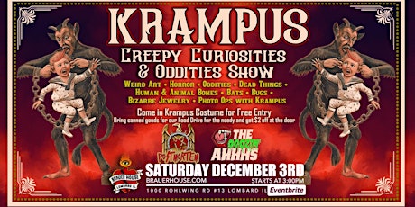 Krampus Creepy Curiosities & Oddities Show at BHouse Live