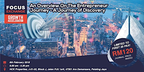 FX Growth Accelerator: An Overview On The Entrepreneur Journey - A Journey of Discovery primary image