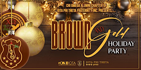 Brown & Gold Holiday Party